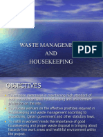 Waste Management AND Housekeeping