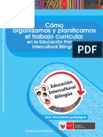 Cómo organizamos y planificamos el trabajo curricular en la Educación Primaria Intercultural Bilingüe