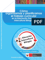 Cómo Organizamos y Planificamos El Trabajo Curricular en La Educación Primaria Intercultural Bilingüe