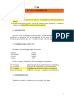 instrumento test yo y las matemáticas