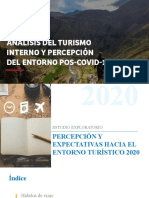 Análisis Del Turismo Interno y Percepción Del Entorno Pos-COVID-19