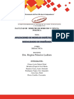 Aplicaciones de Modelos Didácticos A Las Modalidades de Enseñanza