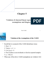 Chapter 5 Violations of CLRM Assumptions