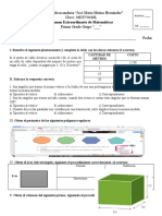 Examen Extraordinario de Matemáticas