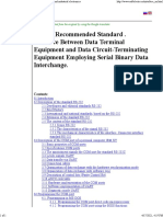 Description of Interfaces and Data Exchange Standards RS232