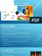 Weather and Climate: Presented By: Aparna.B.Raj S5 B Roll No:12