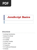 Basics of JavaScript