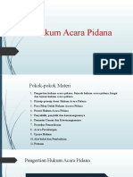 HUKUM ACARA PIDANA