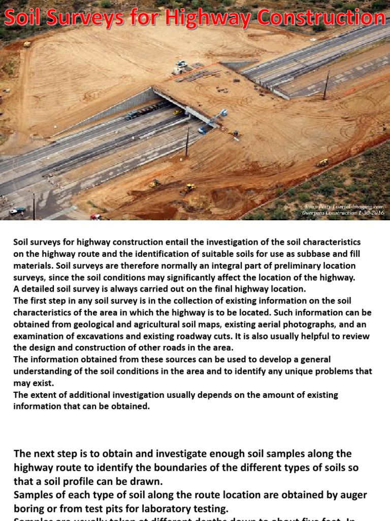 27-Soil Surveys For Highway Construction | PDF | Soil | Applied And ...