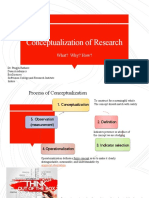 Conceptualization of Research: What? Why? How?