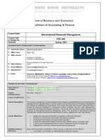 FIN 444 COURSE OUTLINE-Spring 2021