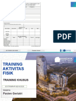 Training Aktivitas Fisik Lansia