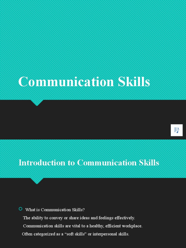 Essential Communication Skills Guide | PDF | Career & Growth | Social ...