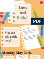 Jams and Slides!: and Here Your Subtitle
