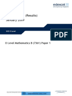 Mark Scheme for O Level Maths Exam