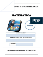 Matemática: Dirección Regional de Educación Del Callao