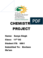 Class 11th Chemistry Project