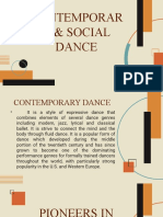 Contemporary Social Dance 101