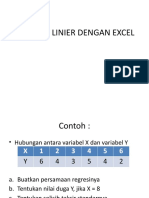 Regresi Linier Dengan Excel