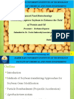 Advanced Food Biotechnology Genetically Improve Soybean To Enhance The Yield of Protein and Oil