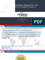 Trident's Information Brochure