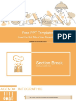 Restaurant Food Recipes PowerPoint Templates