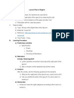 Lesson Plan in English I. Objectives: Review PDF