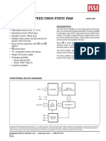 IS61LV2568L: 256K X 8 High-Speed Cmos Static Ram