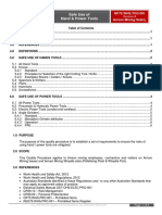 Safe Use of Hand & Power Tools: QP75.WHS - TOO.001 Arrium Mining Safety