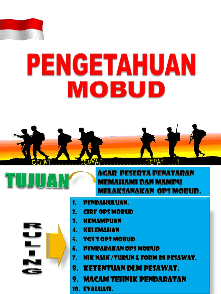 Operasi Mobud: Strategi dan Teknik | PDF
