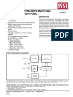 IS63LV1024 IS63LV1024L: 128K X 8 High-Speed Cmos Static Ram 3.3V Revolutionary Pinout