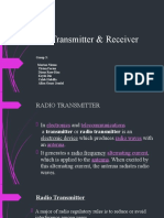 Radio Transmitter and Receiver Ee 4a Group 3