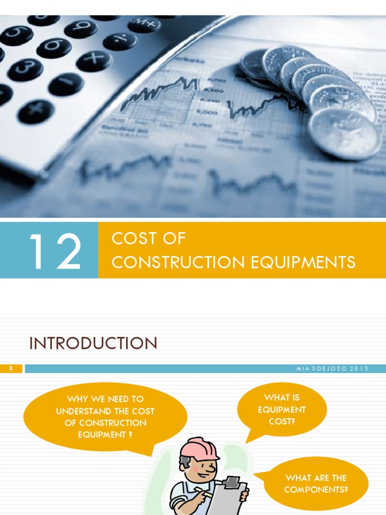 Cost of Equipment PDF Depreciation Cost