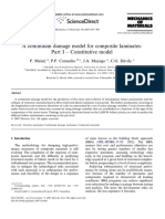 A Continuum Damage Model For Composite L