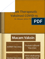 Aspek Terapeutik Vaksinasi COVID