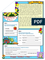 Mothers Day Reading Comprehension Exercises - 124815