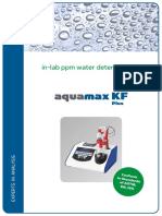 Max KF: In-Lab PPM Water Determination