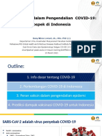 Peran Vaksin Dalam Penanggulangan COVID 19