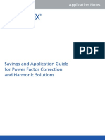 Savings and Application Guide For Power Factor Correction and Harmonic Solutions