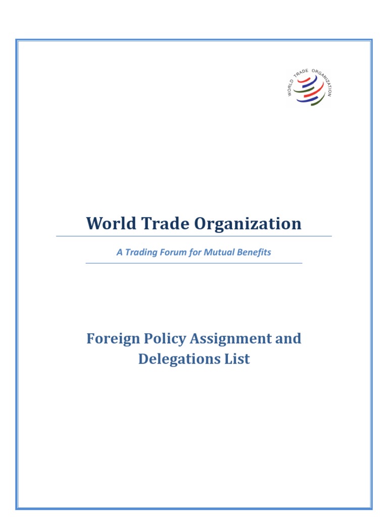 wto assignment pdf