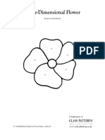 Three-Dimensional Flower: Glass Patterns
