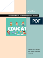 Children Should Earn Their Pocket Money