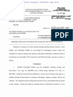 JS Jonesboro v. Southern Roofing & Construction - Complaint (Sans Exhibits)