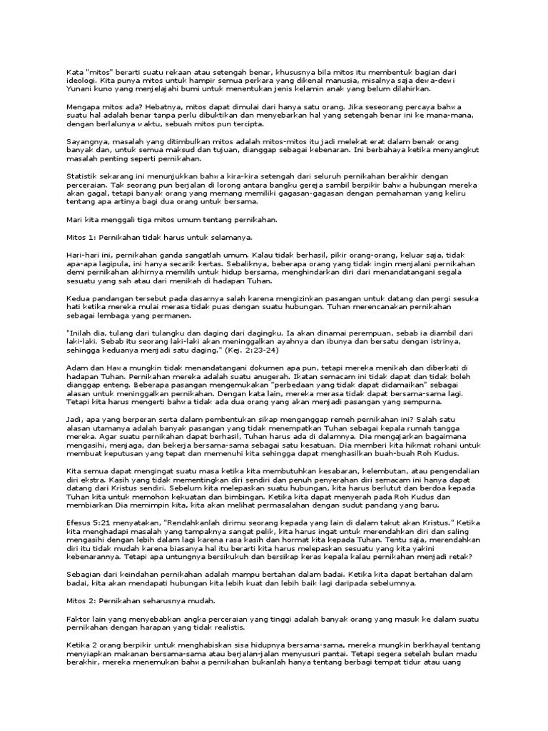 Mitos Pernikahan Pdf