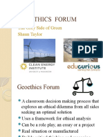 Geoethics Forum: The Grey Side of Green Shaun Taylor