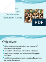 Philippine Education and Development Throughout History