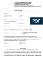 Soal Pts Tema 6 Sub 3 Dan Tema 7 Sub 1