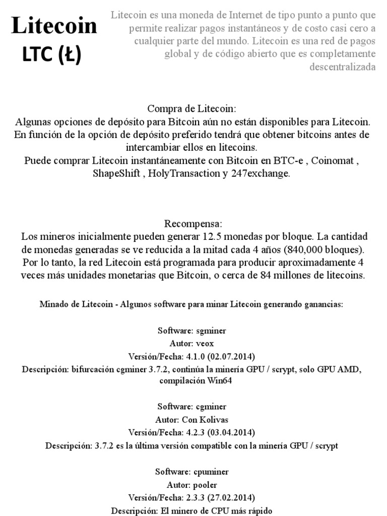 Litecoin | PDF