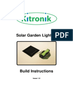 Build Solar Garden Light Kit Instructions