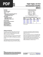 Single-Supply, Low Cost Instrumentation Amplifier AD8223: Features Connection Diagram